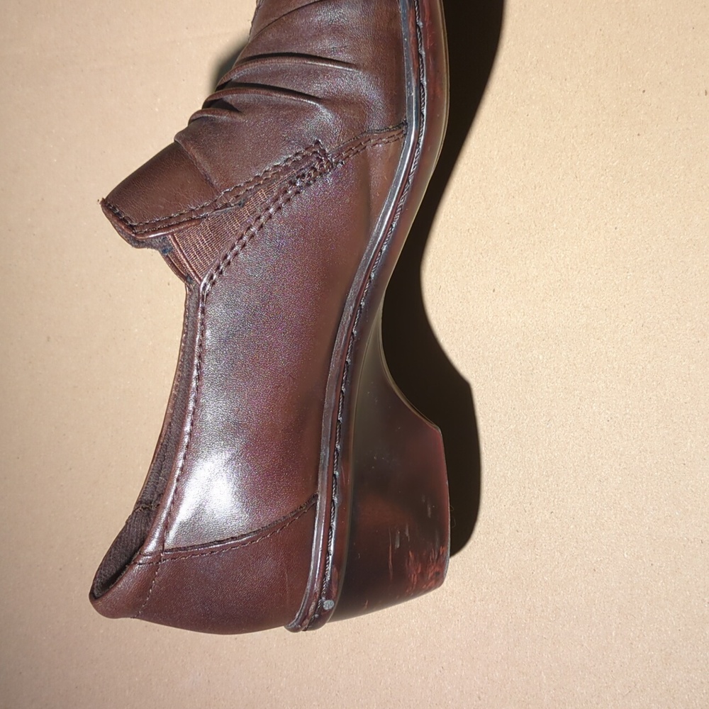 Brown Leather Earth Origins Size 8M Archer style wrapped loafers - Picture 7 of 12